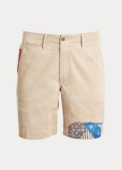 Men's Polo Ralph Lauren Straight Fit Distressed Shorts | 739481XEG